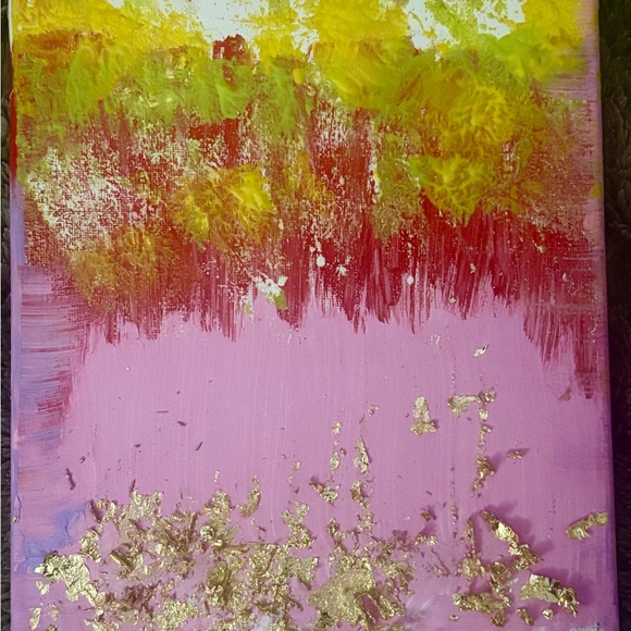 Red SUN Canvas Art